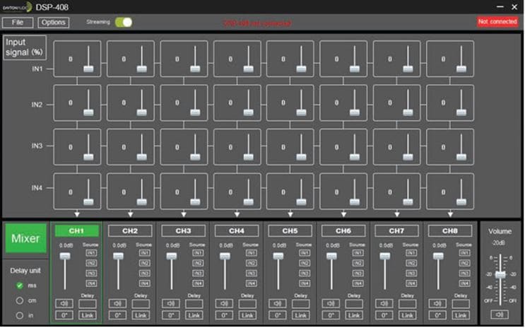 Dayton Audio DSP-408 App Guide
